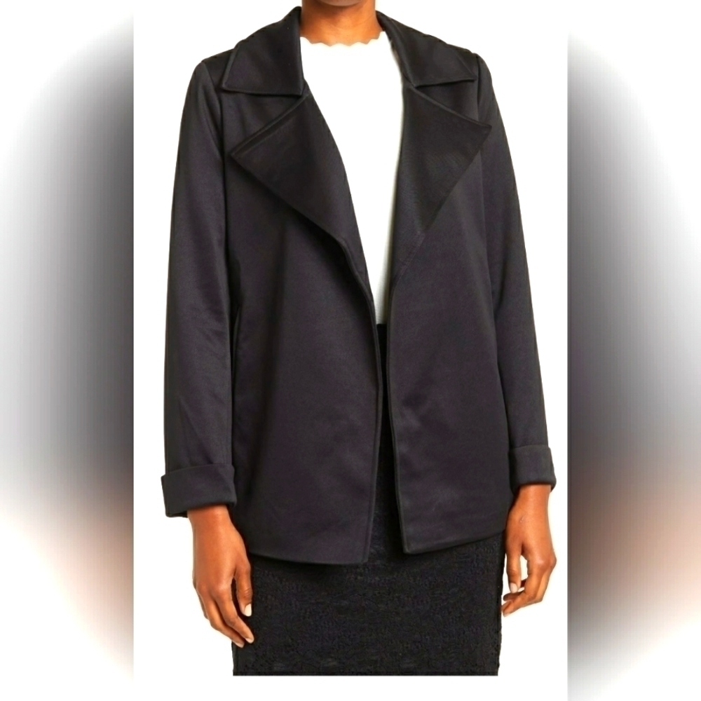 Adrianna Papell Drape Front Blazer (Size Small)